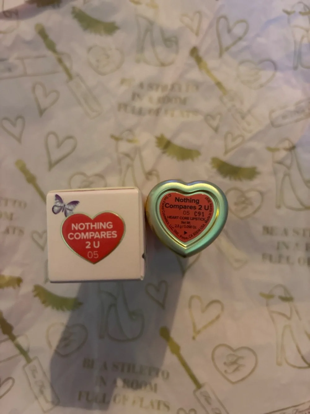 Too Faced Too Femme Heart Core Lipstick Nothing Compares 2 U